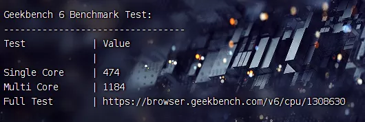 geekbench6测试结果