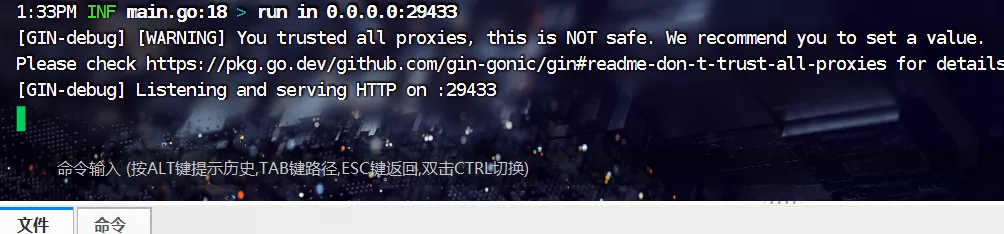 运行成功