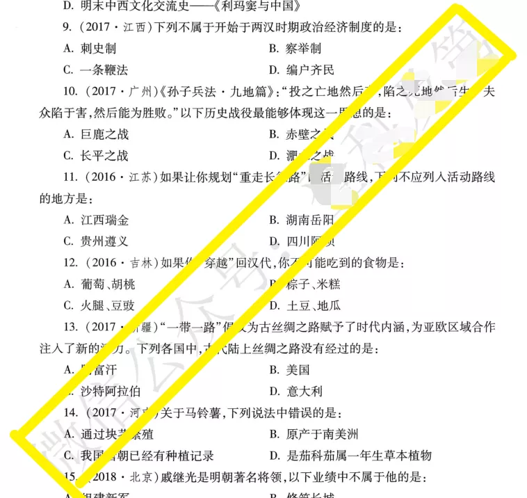 正文区域水印