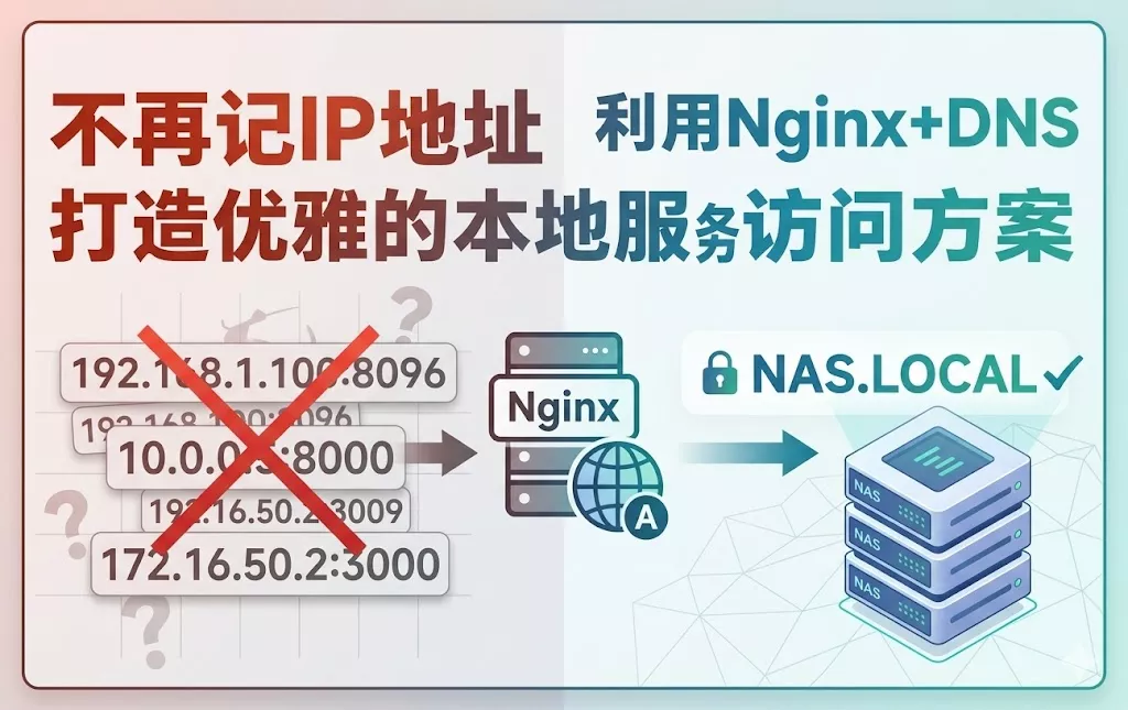 不再记IP地址,利用Nginx+DNS打造优雅的本地服务访问方案
